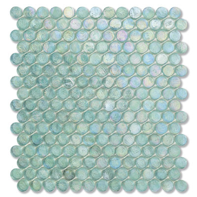 Organza 6/8" Barrels Glass Mosaic