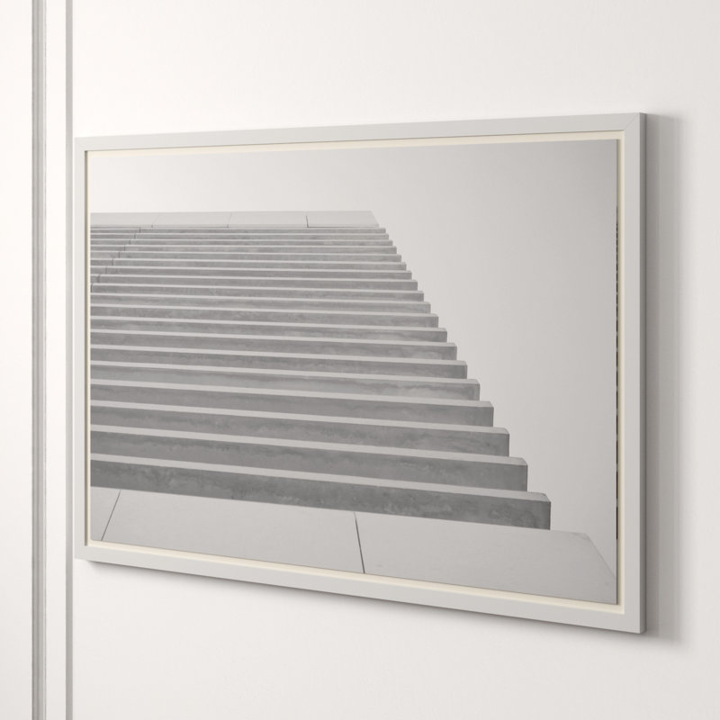 Architectural Moment 4' Framed Print on Glass