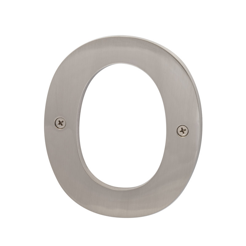 Zinc House Number 5 ", Nickel satiné, 0