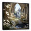 Sunrise Winter Country Panorama, reproduction d'art sur toile-1195495723-1195495716