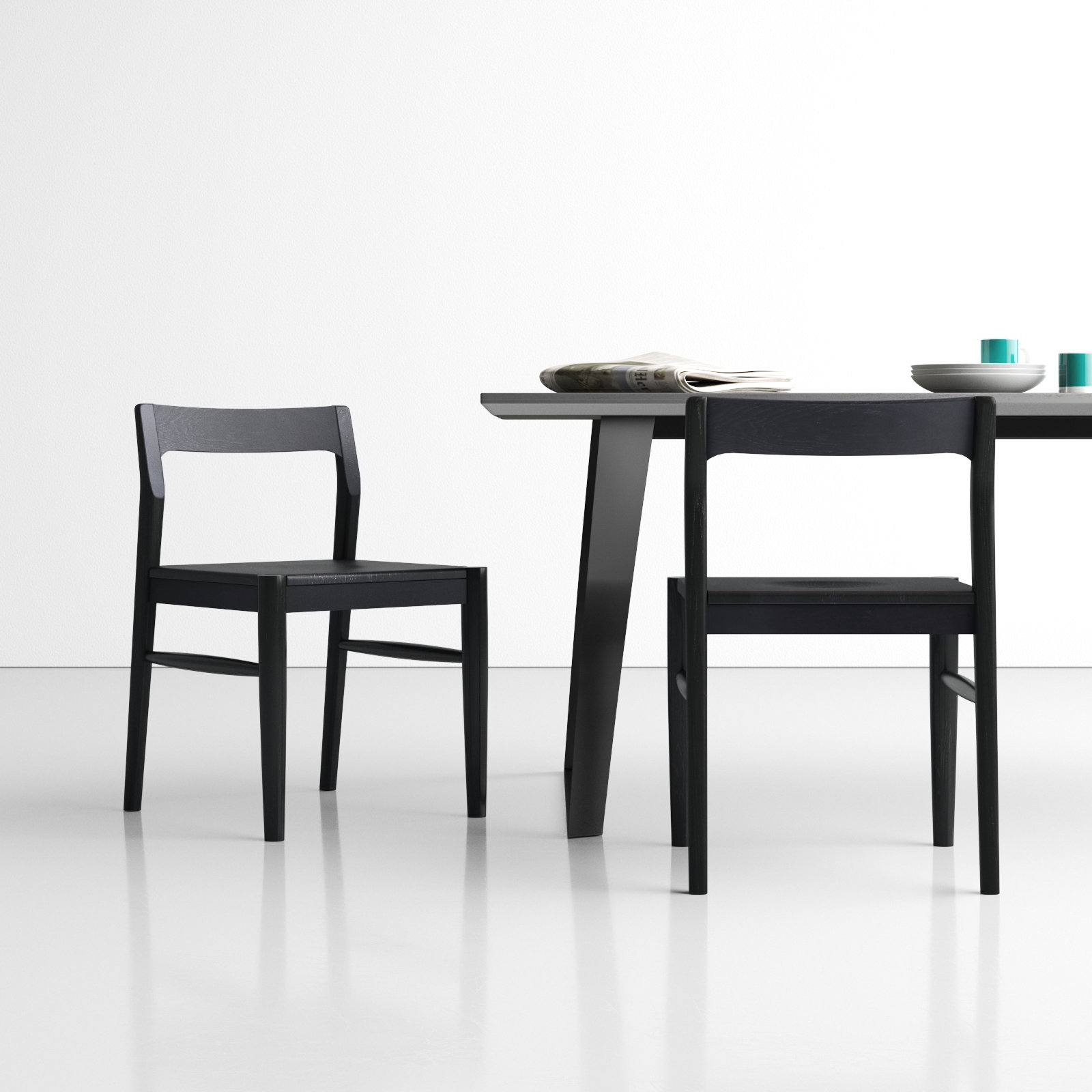 Krieger Dining Chair, Black