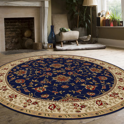 Tapis bleu marine Weisgerber