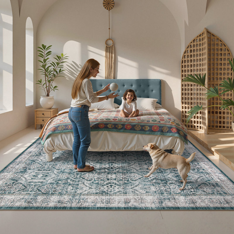 Tapis lavable ultra-mince Govan, Rectangle 6 pi x 9 pi