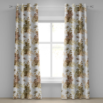 Sabbattus Semi Sheer Curtain Pair