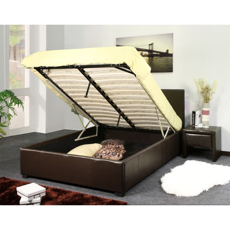 Upholstered Bed, Brown, Kingsize (5')