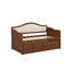 Lit de jour simple avec lit gigogne et 2 tiroirs de rangement-1187990459
