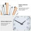 Toulonne Glass Wall Clock