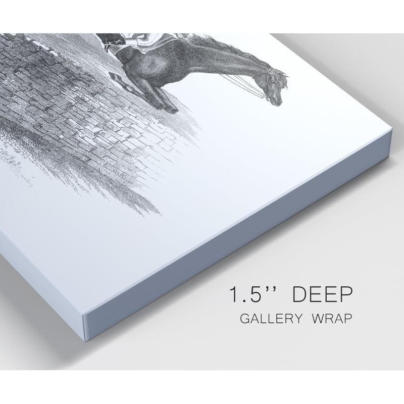 « The Buck Jump »-impression sur toile, H 36 po x l 24 po x P 1 po, Toile tendue
