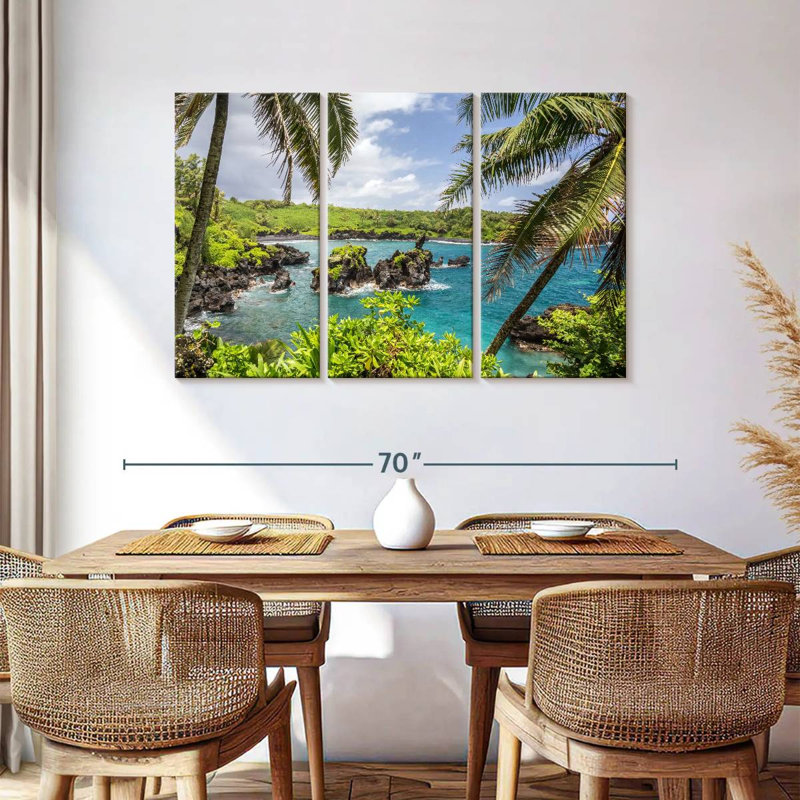 Plage Gillard Maui Island, H 36 po x l 57 po