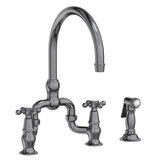 Chesterfield Kitchen Bridge Faucet with Side Spray