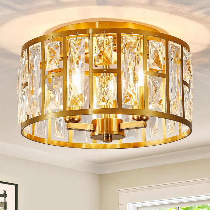 Flush Mount, Gold, Gold