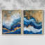 ABSTRACT Series CDX-Premium, reproduction encadrée - prête à être accrochée - aucun clou requis - aucun clou requis