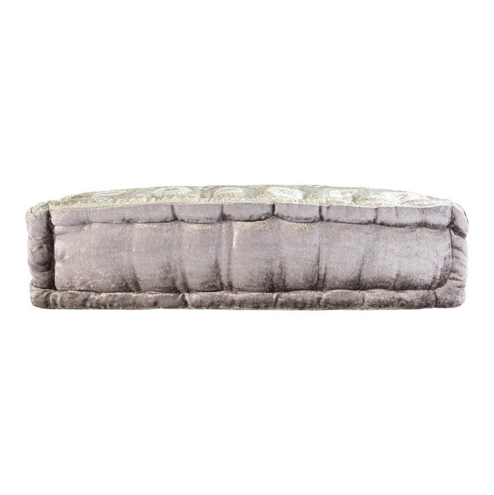 COUSSIN EN CAOUTCHOUC ACHA 24X24, H 18 po x l 18 po, Abstrait gris foncé