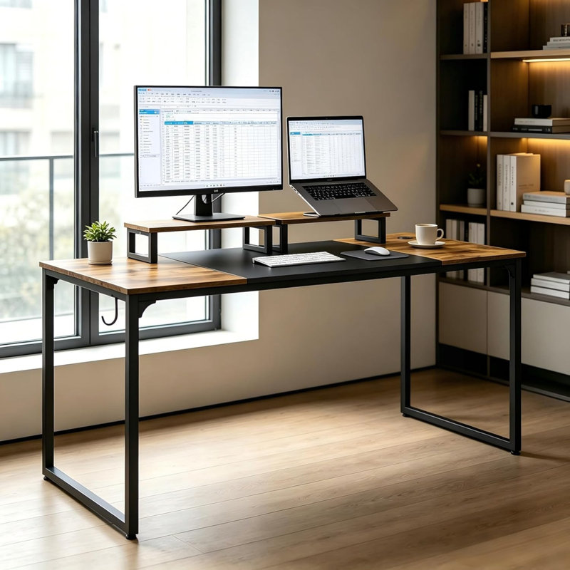 MDF Steel Writing Desk