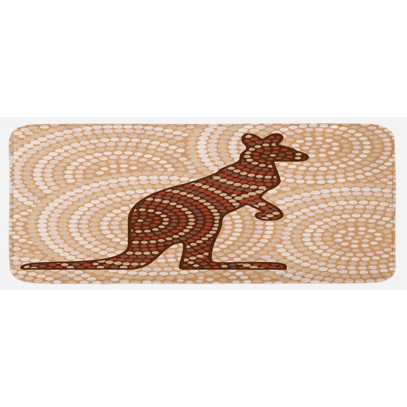 Tapis de cuisine tropical animaux