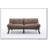 Microfiber Brown Convertible Folding Modern sofa Bed