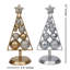 Duo d'arbres de Noël rétro