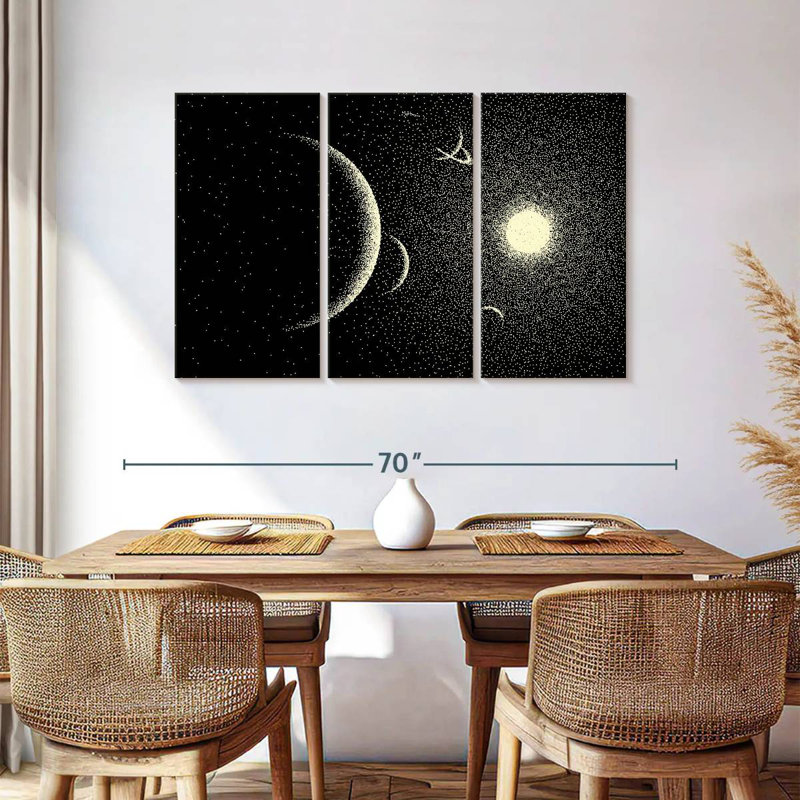Oberle Star Clusters, 36" H x 57" W
