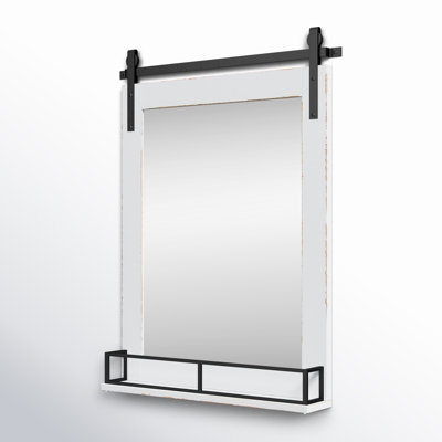 Dayanah Rectangle Mirror with Shelves