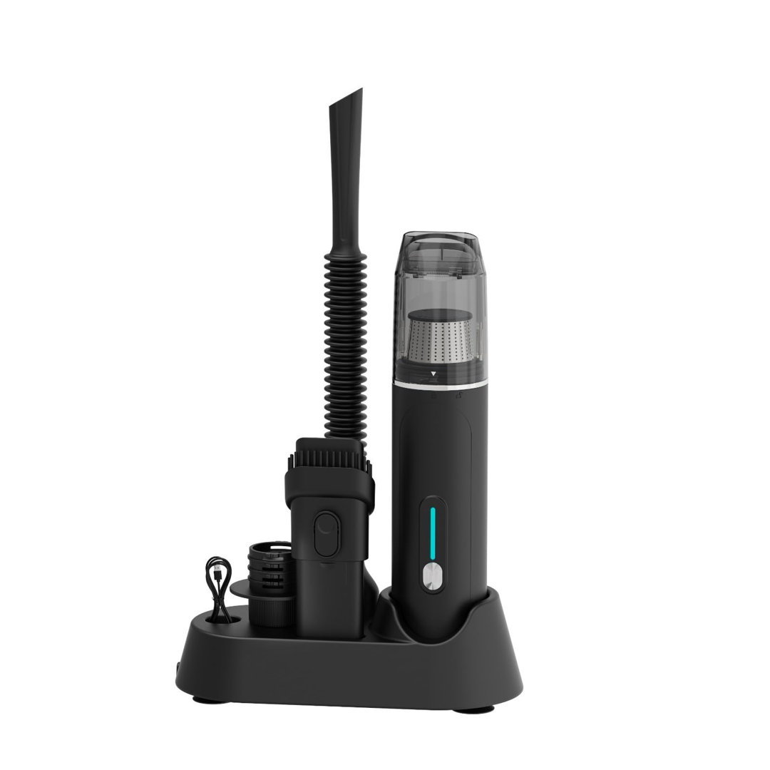 GEEPAS Handheld Car Vacuum Cleaner | 4-in-1 Cordless Portable Upright Stick Vacuum Blower Inflator Deflator | HEPA Filter Compact Lightweight Recharge