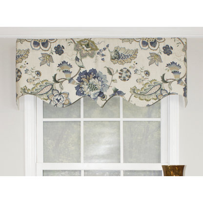 Jacobean Floral Regal 50" Window Valance