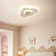 Deontee 15.7" Simple Dimmable Flush Mount Ceiling Light With Remote Control (set Of 2)