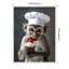 «The Vervet Pastry Chef» par Keyshanna, reproduction d'art sur toile encadrée-1635956634