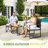 Wicker 2 - Person Patio Conversation Set with Cushions-108339631