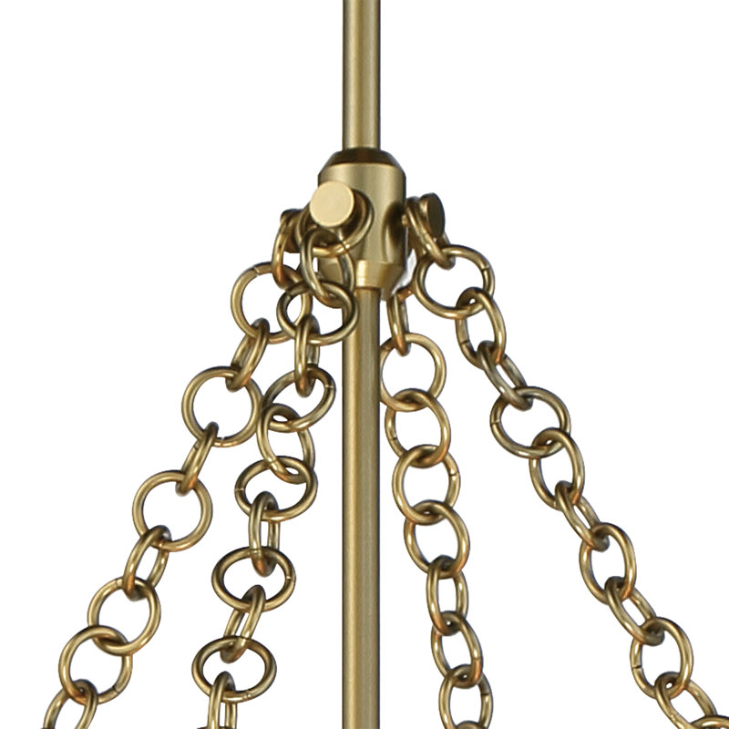 Everly Quinn Windward Passage Soft Brass Pendant Light