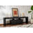 Modern TV Stand, Wood Black, 70.9 x 19.7 x 12.3 inches | 100% Melamine Coated Particle Board, Thickness: 0.7 inches | Stylish & Functional Design for Living Room, Entertainment Center, Durable & Elegant-105519780