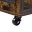Cage pour chien en brun rustique Furniture