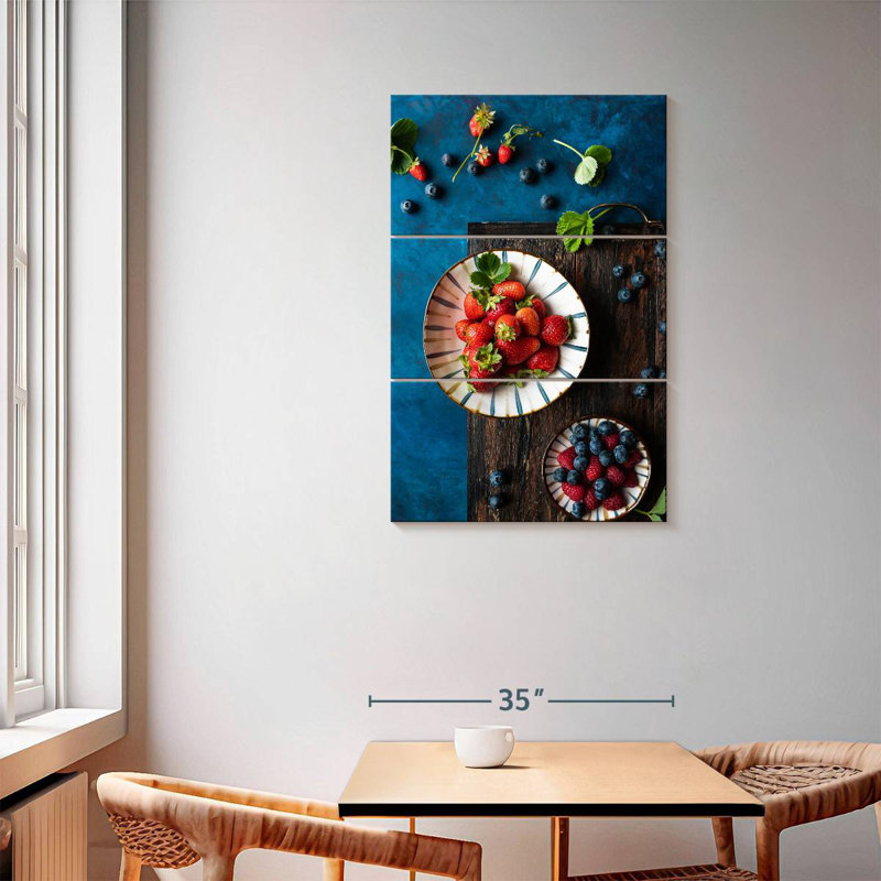 Arney Mixed Berries, 57" H x 36" W