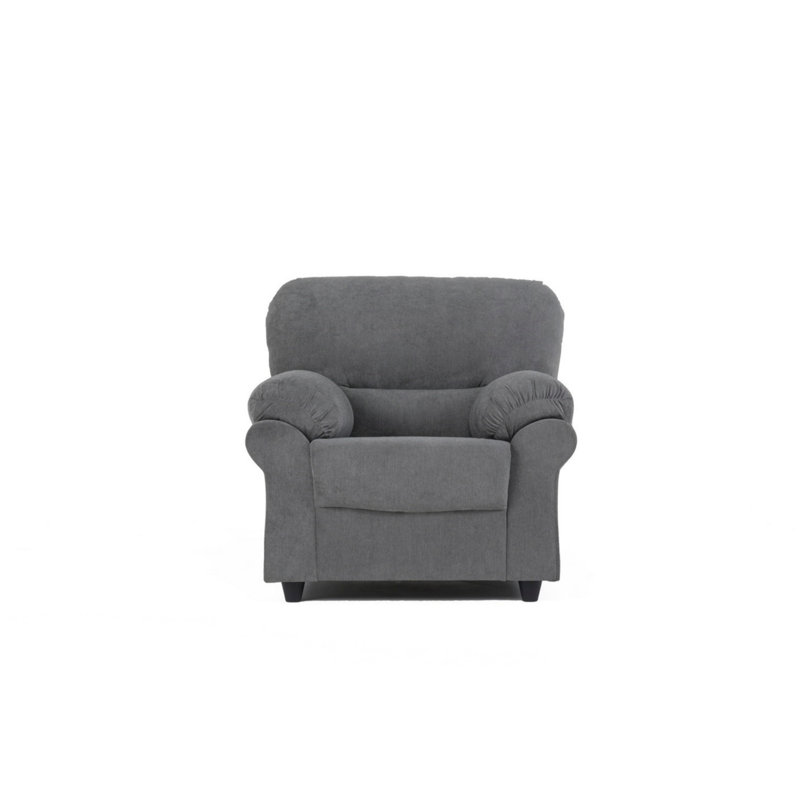 Helgrid Upholstered Armchair with Footstool