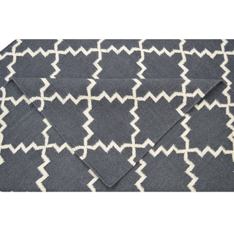 Eugenie Geometric Hand Woven Area Rug, Rectangle 140 x 200cm