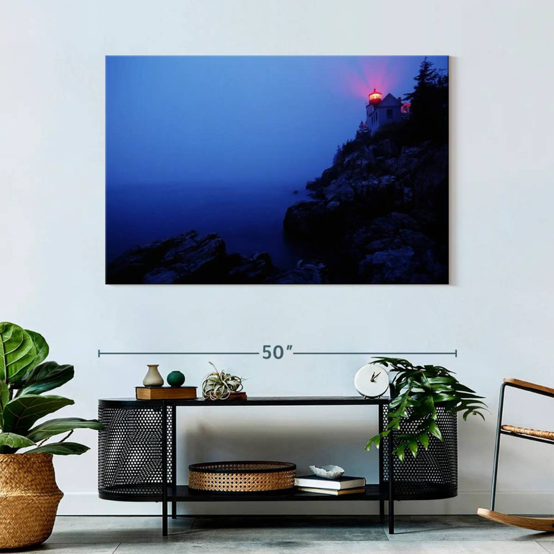 Gillard Acadia Lighthouse, 32" H x 48" W