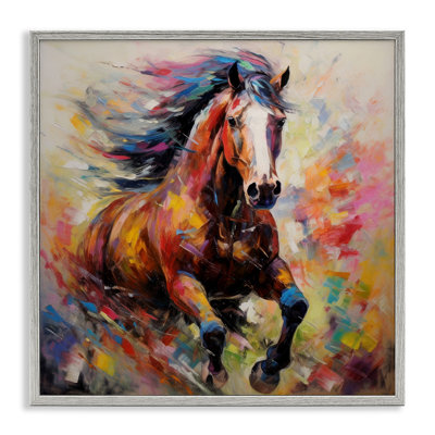 Cheval vif au galop