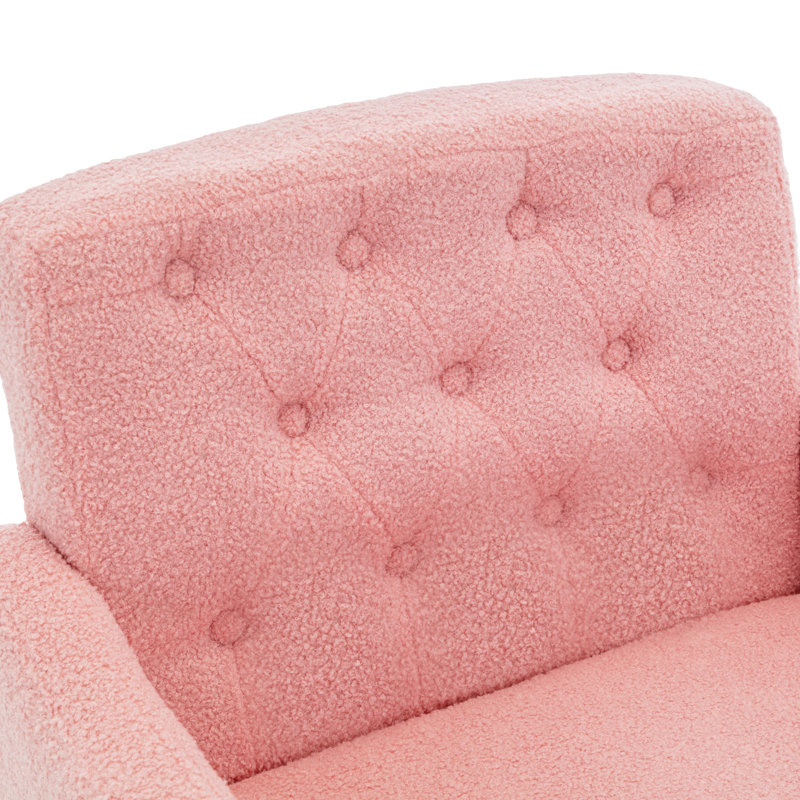 Albrechtice Velvet Armchair, Pink