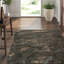 Butterfly Abstract Area Rug in Brown-40705579
