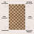 Nigel Modern Farmhouse Woven Jute Checkerboard Natural/Brown Rug-863963040