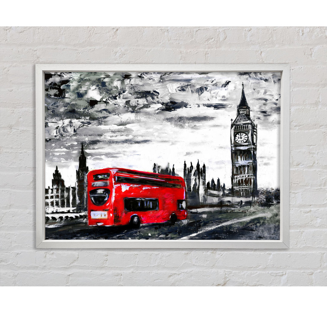 Big Ben Red Bus - Druck