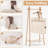 Wedding Dress Garment Bag, 72in Beige, Tri-fold Design with Shoulder Straps & Adjustable Buckle, for Wedding, Prom, Travel & Closet Storage