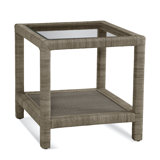 Pine Isle Glass End Table