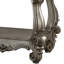 Table de bout en platine gris antique avec tablette inférieure pour le salon, gris, s'adapte à l'espace principal, traditionnel