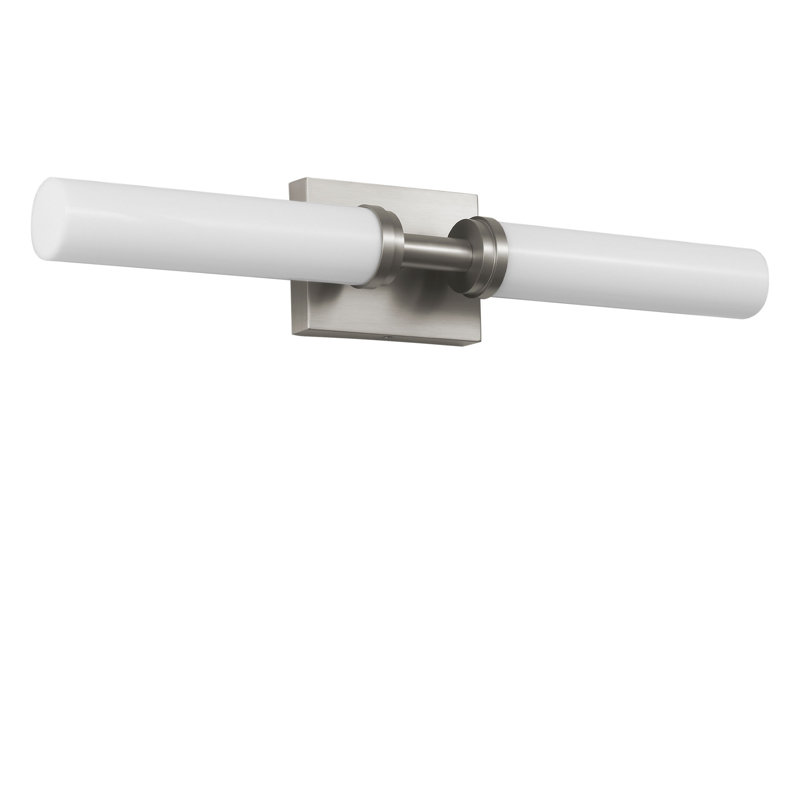 Coiffeuse Coles, H 4,5 po x l 24 po x P 3,87 po, Nickel brossé