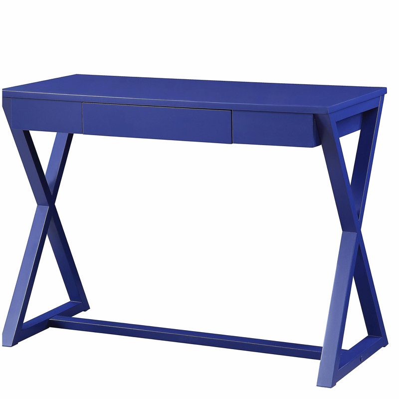 Bureau d'écriture bleu Nalo Twilight, 30.17" H x 42.17" W x 19.17" D