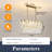 Yilberto Dimmable Tiered Chandelier
