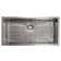 DuraSnow® ZLINE 36" Meribel Undermount Single Bowl Fingerprint Resistant Stainless Steel Kitchen Sink with Bottom Grid
