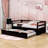 Emorie Twin Size Wood Daybed with Trundle-775240124
