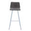 Tabouret de bar 41 po en cuir avec pieds en acier inoxydable-1891155548-1911943942