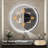 Lashonta Round Frameless Frontlit Bathroom Mirror with Stepless Brightness Adjustment, 3 Color Temperature & Defog Function-290134222